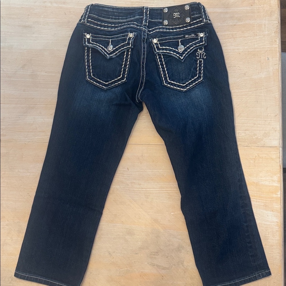 Miss Me Y2K Women's Signature Cuffed Capri